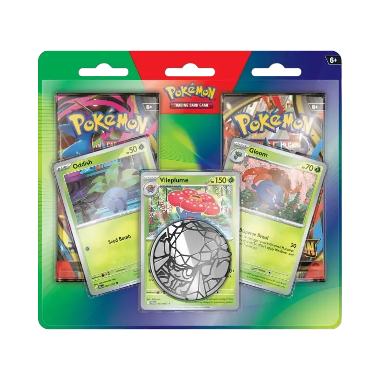Blister Duplo Enhanced Fogo Fantasmagórico (Vileplume) Pokémon TCG EN-US