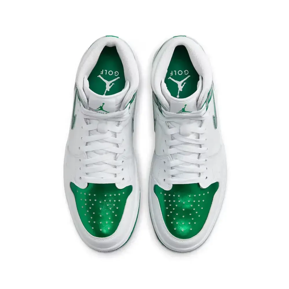 Air Jordan 1 High Golf Metallic Green - Droper