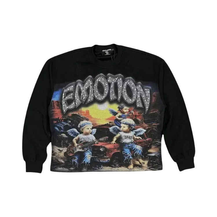 Camiseta Mixed Emotions Sunrise Thermal Long Sleeve Black