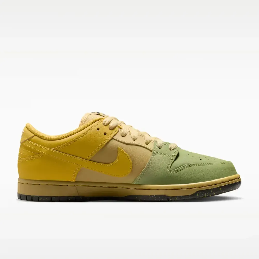 Nike SB Dunk Low Pro Saffron Quartz Pear Buff Gold foto 3