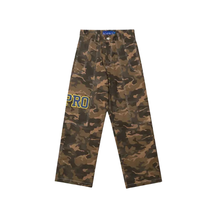 Calça Sopro Sarja Camuflada Time da Sopro