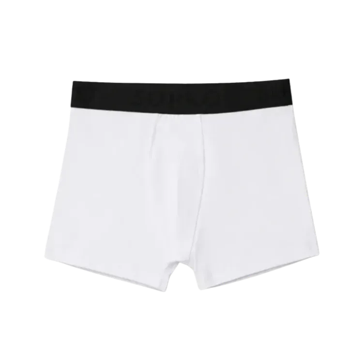 Cueca Sopro Boxer White & Black