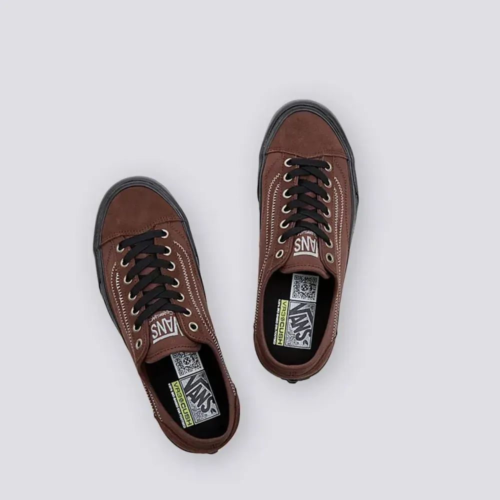 Mikey February x Vans Old Skool Sf Dark Brown Black - Droper