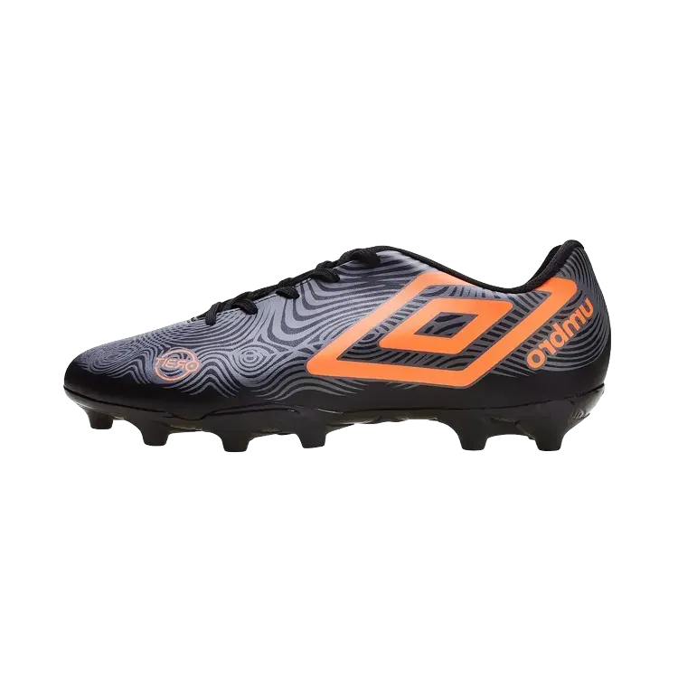 Chuteira Umbro Campo Orbit Black Orange