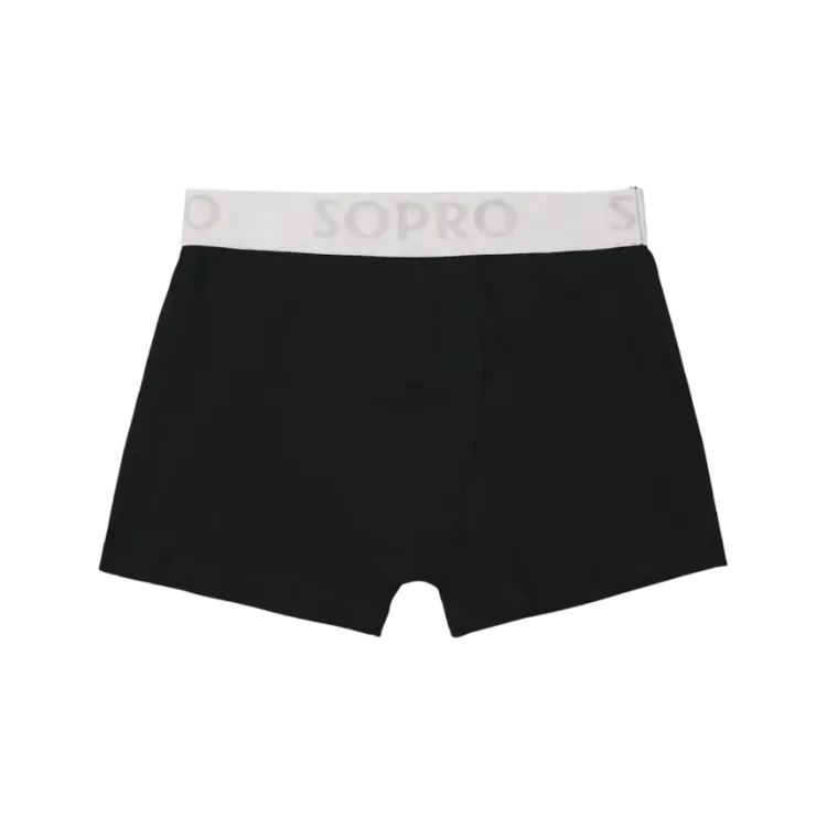Cueca Sopro Boxer Black & White