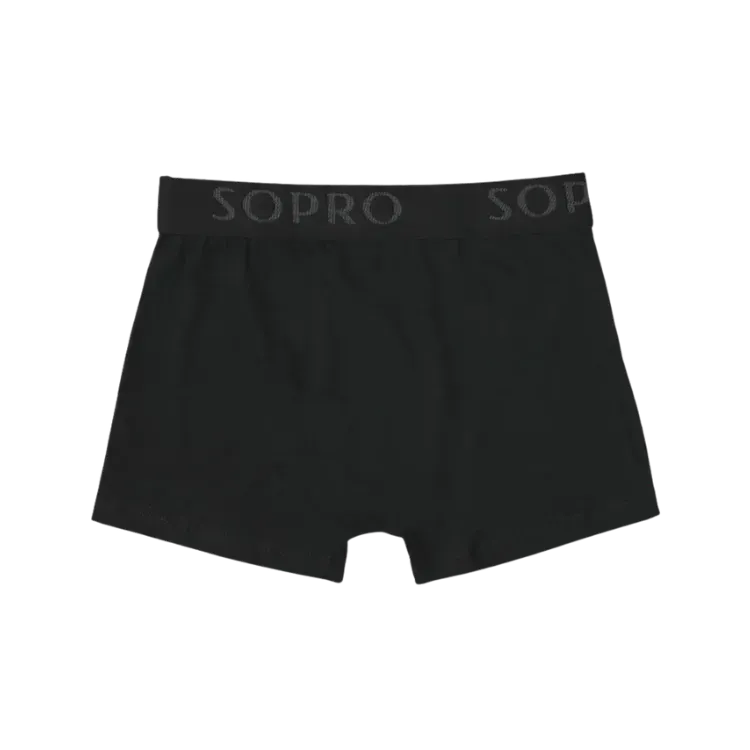 Cueca Sopro Boxer Black & Grey