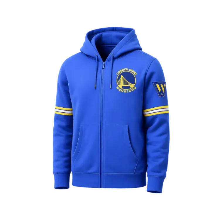 NBA x Game 7 Moletom Pullover Golden State Warriors Blue - Droper