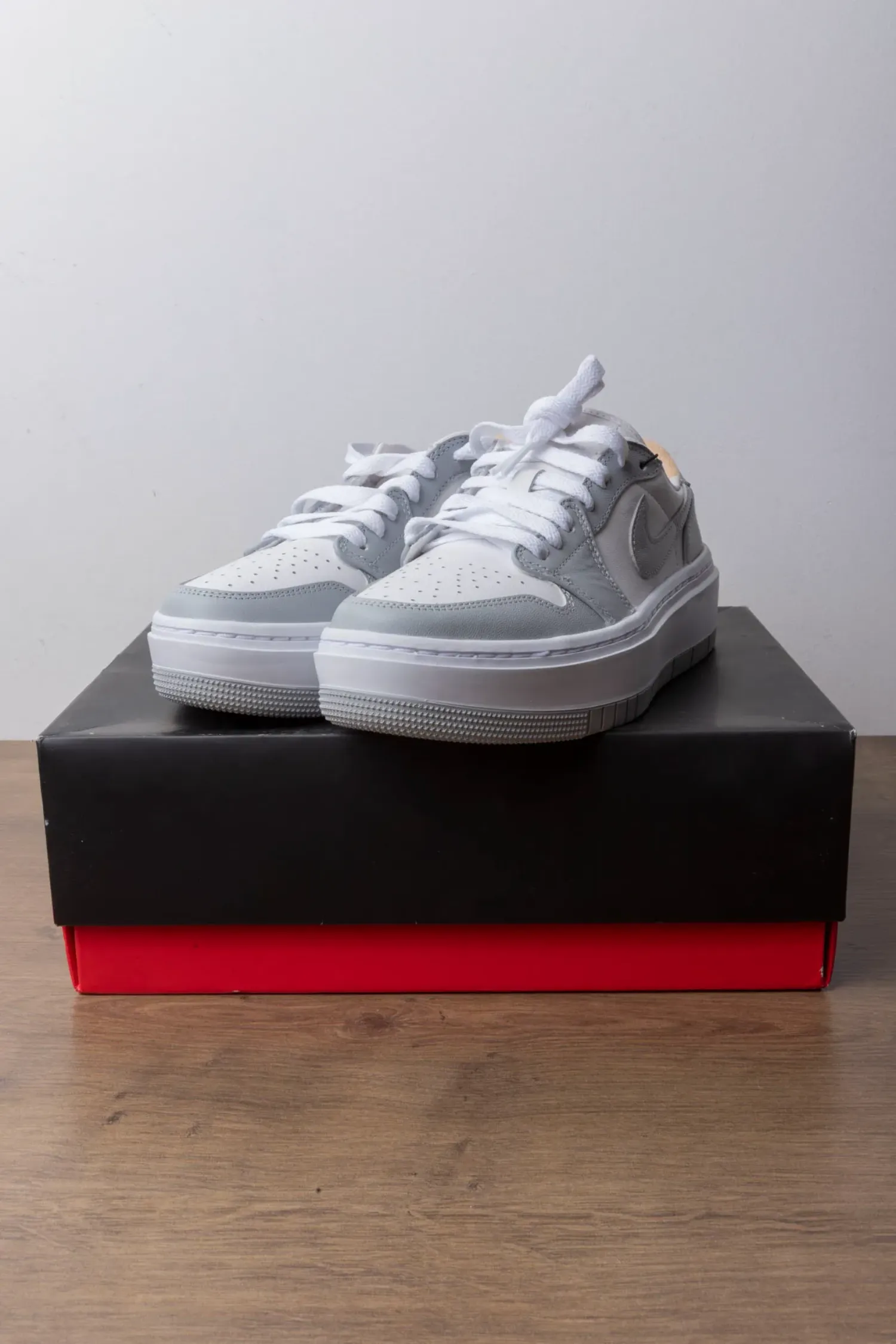 Air Jordan 1 Elevate Low SE White and Wolf Grey