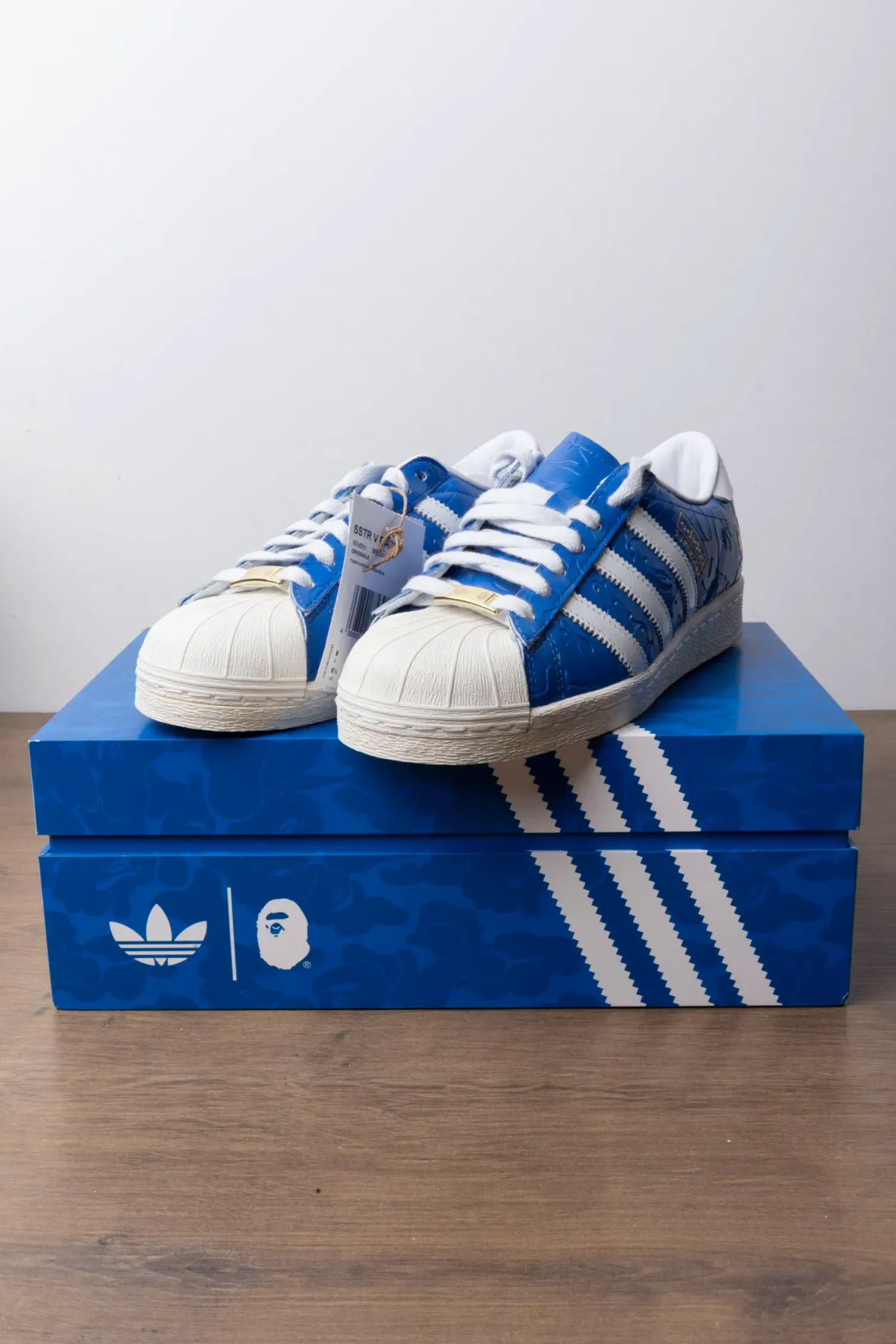 A Bathing Ape BAPE x adidas Superstar Blue