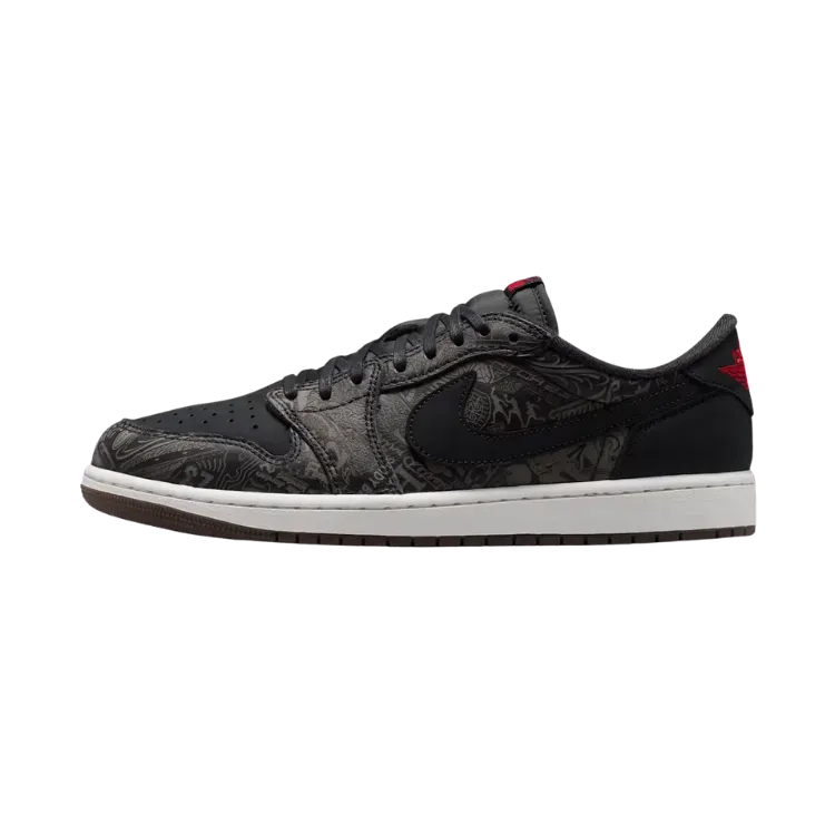 Air Jordan 1 Low OG Laser Black Varsity Red