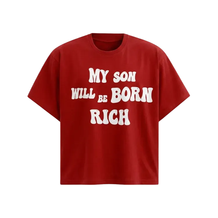 Camiseta Tears Born Rich Red