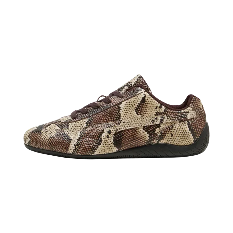 Puma Speedcat Snake Print Bitter Chocolate Toasted Almond