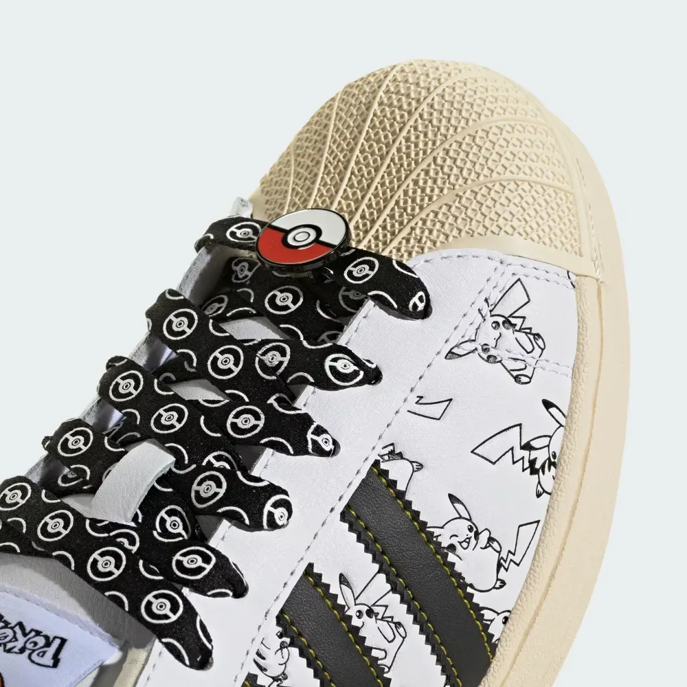 Pokémon x adidas Superstar II Pikachu Cloud White foto 6