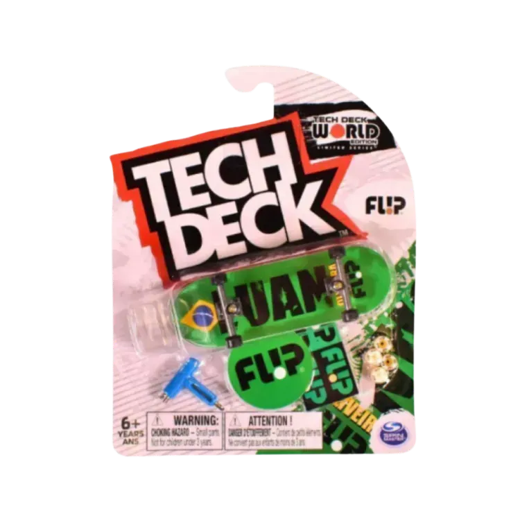 Flip Skateboards x Tech Deck World Edition Luan Oliveira Green