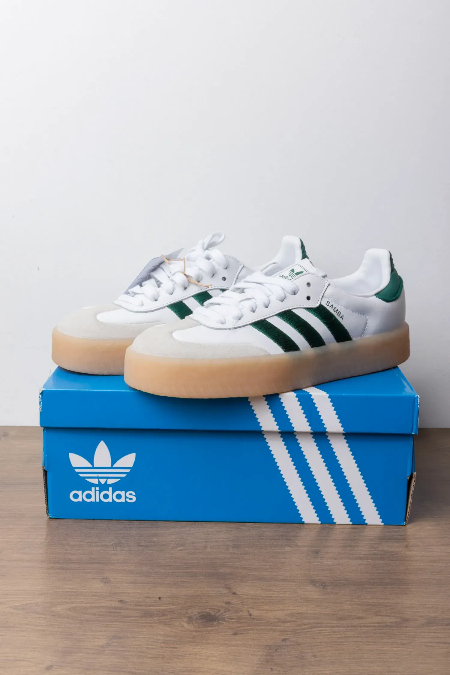 adidas Sambae Cloud White Collegiate Green