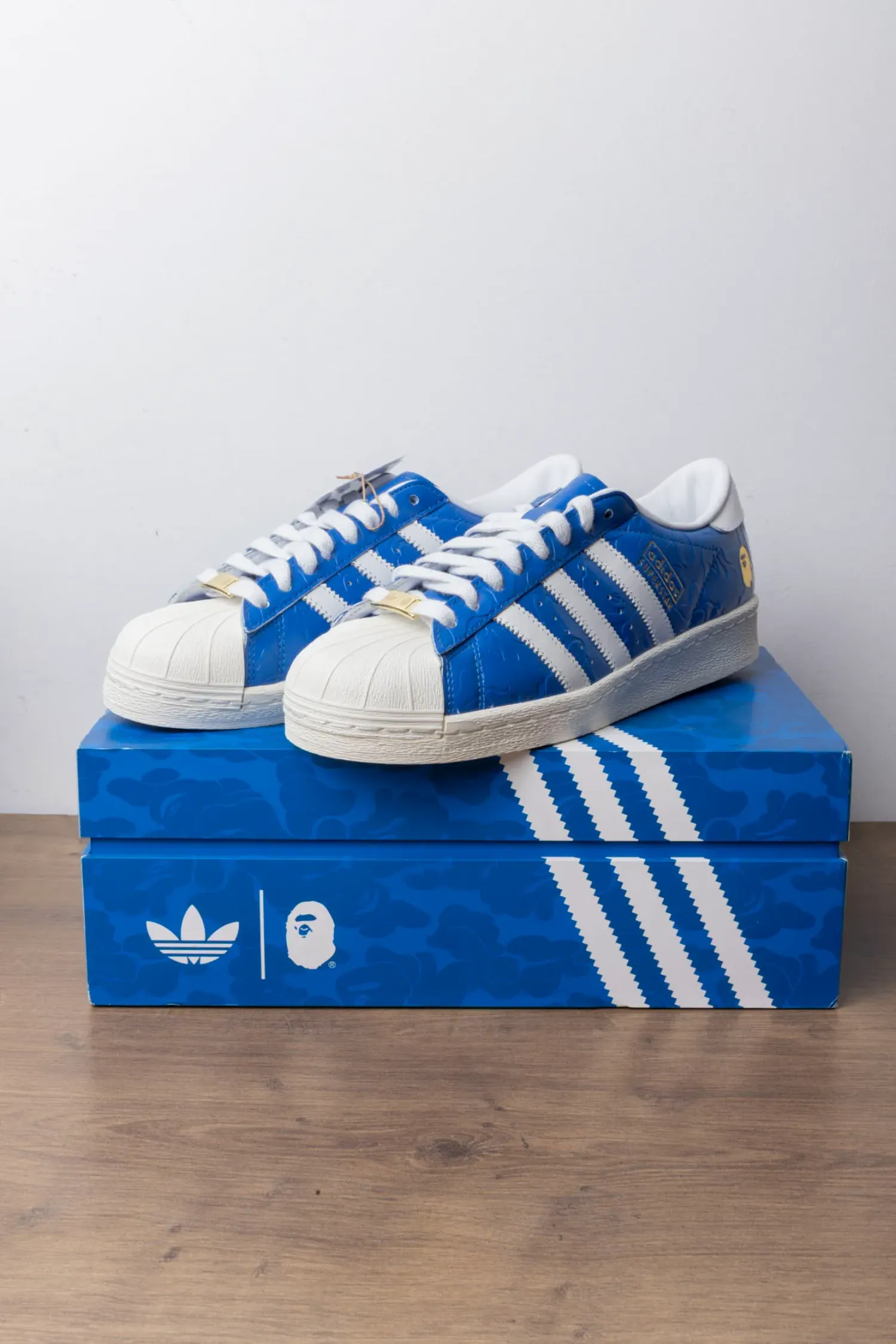 A Bathing Ape BAPE x adidas Superstar Blue