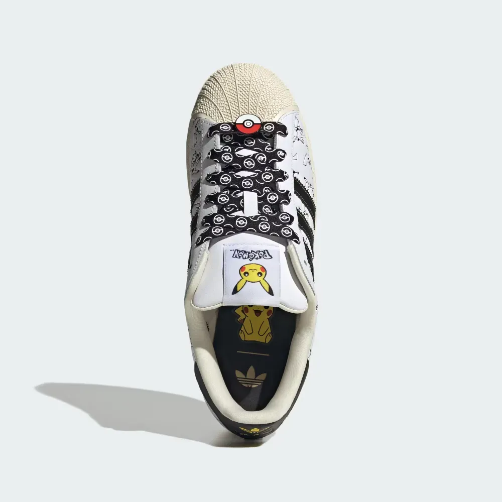 Pokémon x adidas Superstar II Pikachu Cloud White foto 2