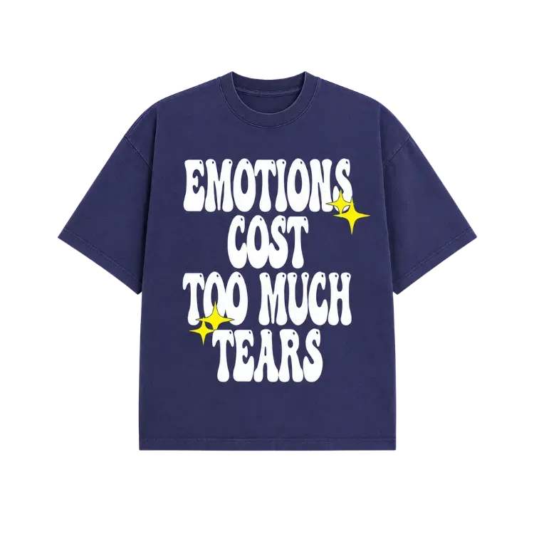 Camiseta Tears Cost Too Much Blue
