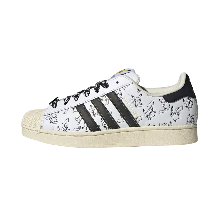 Pokémon x adidas Superstar II Pikachu Cloud White