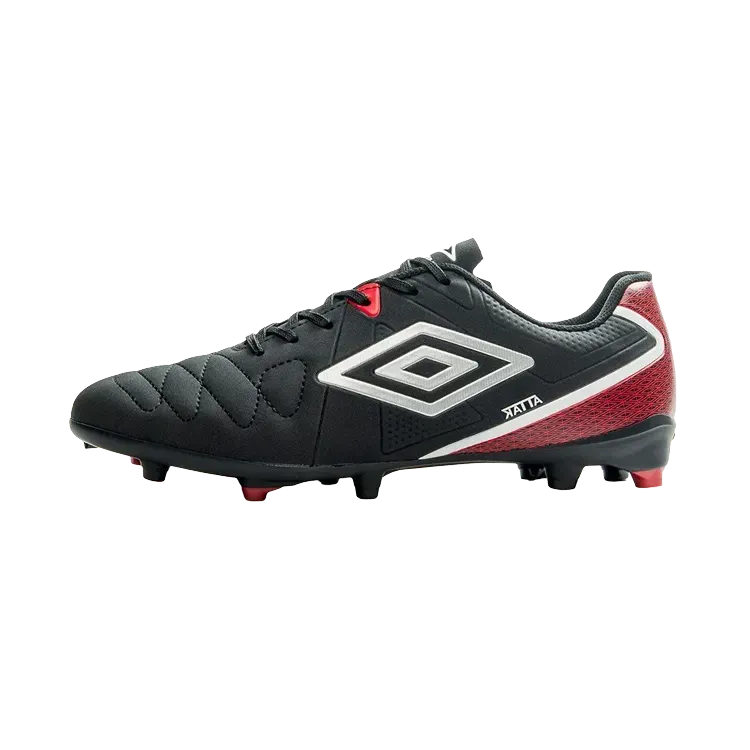 Chuteira Umbro Campo Attak Eternal Black Red