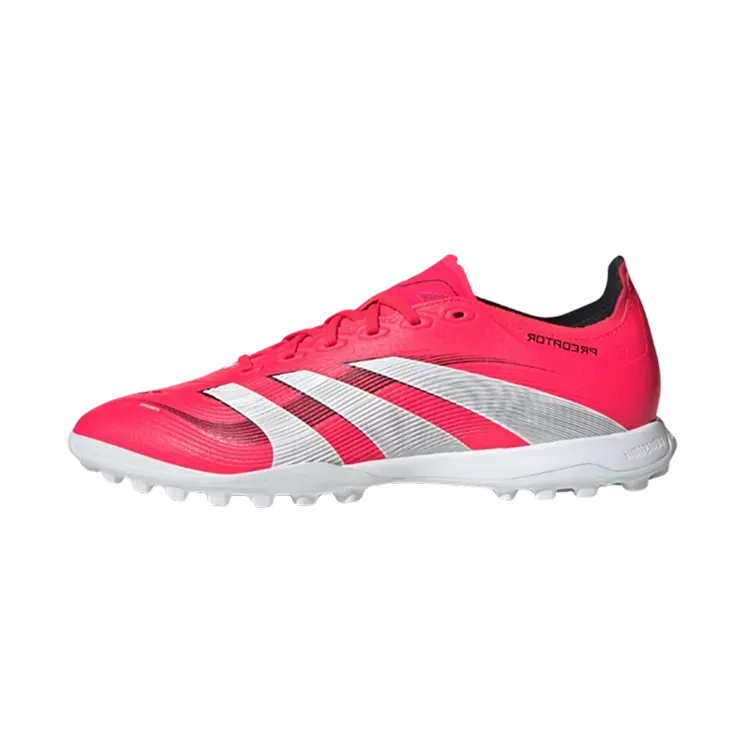 Chuteira adidas Predator League Society Lucid Red Cloud White Core Black