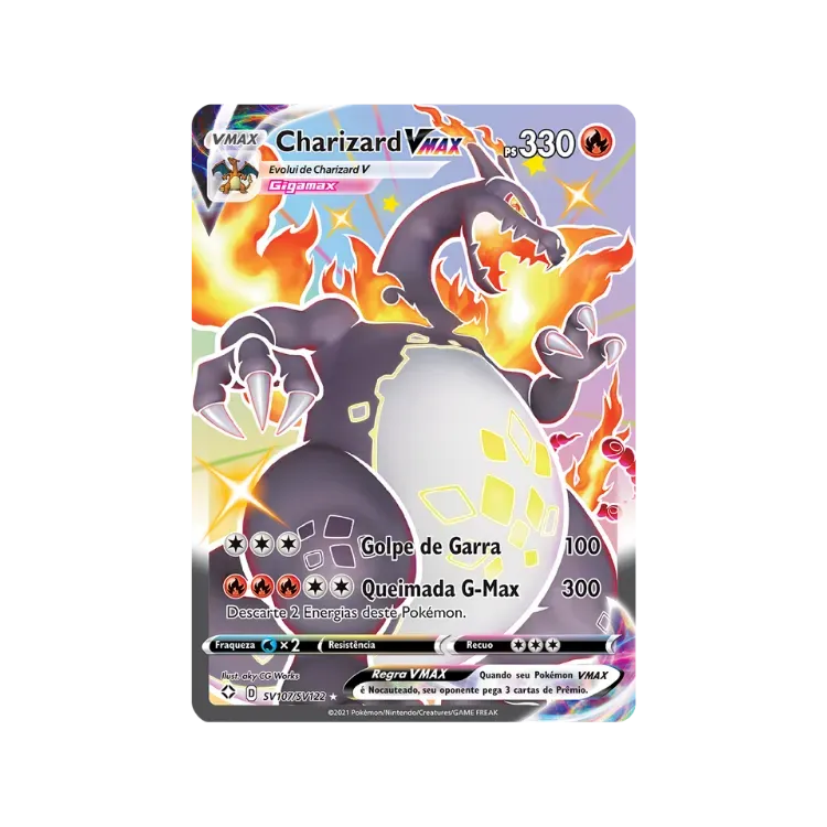 Charizard VMAX (SV107/SV122) Destinos Brilhantes Pokémon TCG