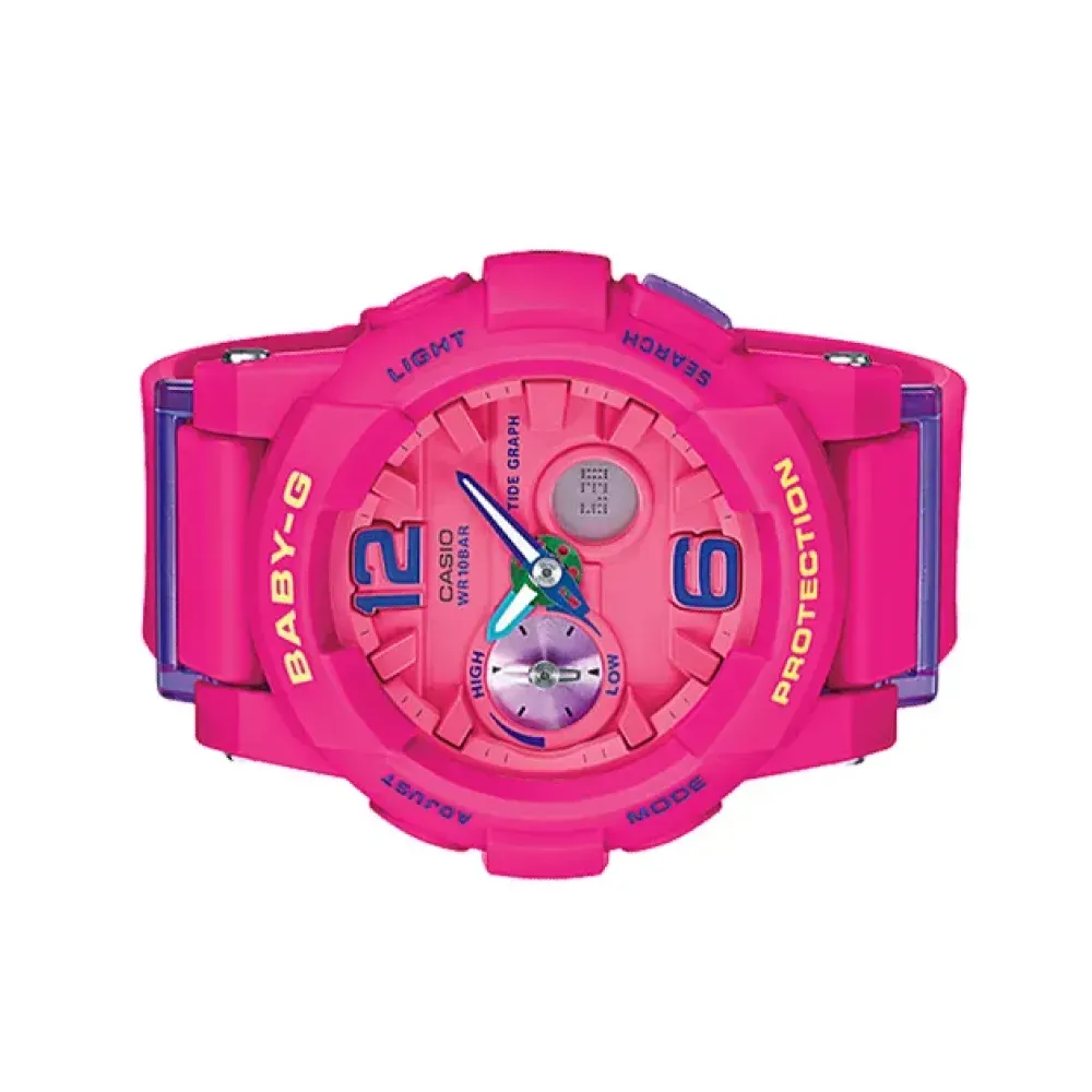 Relógio Casio Baby-G G-LIDE Pink Dial 44 mm - Droper