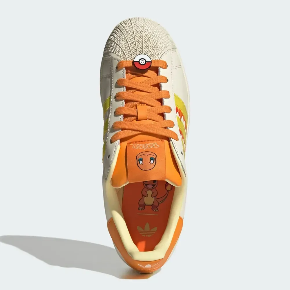 Pokémon x adidas Superstar Charmander Orange foto 2