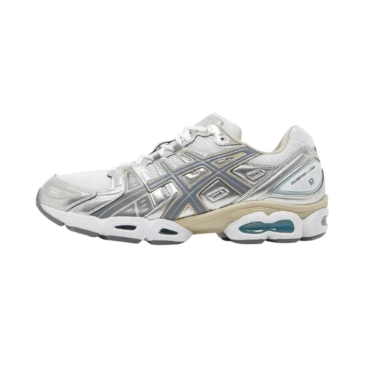 Asics Gel-Nimbus 9 White Stell Grey