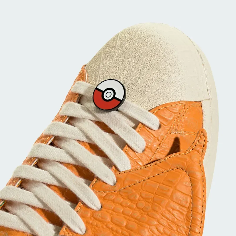 Pokémon x adidas Superstar Charizard Orange foto 6