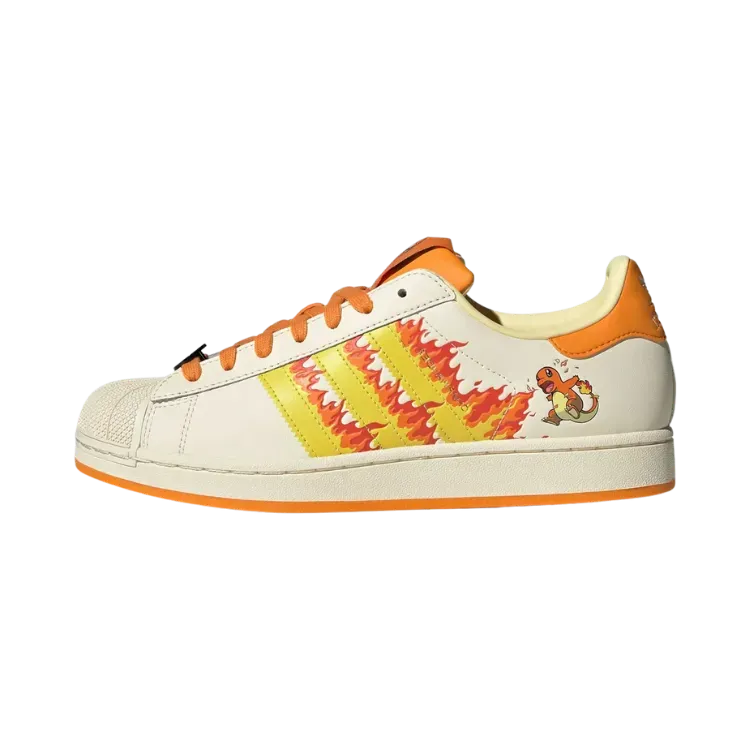 Pokémon x adidas Superstar Charmander Orange