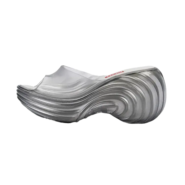 Diesel x Melissa Quantum Platform Clear Silver