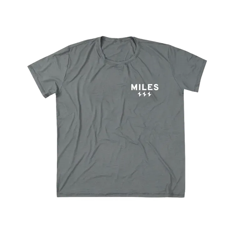 Camiseta Miles Athletic Club Running Dense Gray
