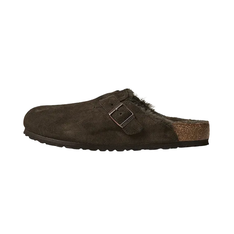 Sandália Birkenstock Boston Shearling Mocca