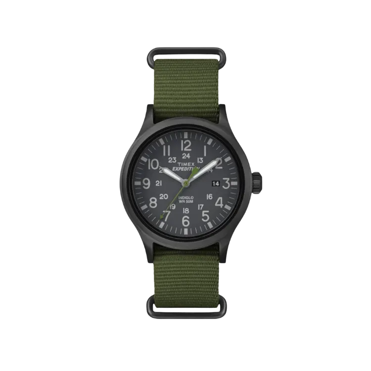 Relógio Timex Expedition Scout Green Slip-Thru 40mm