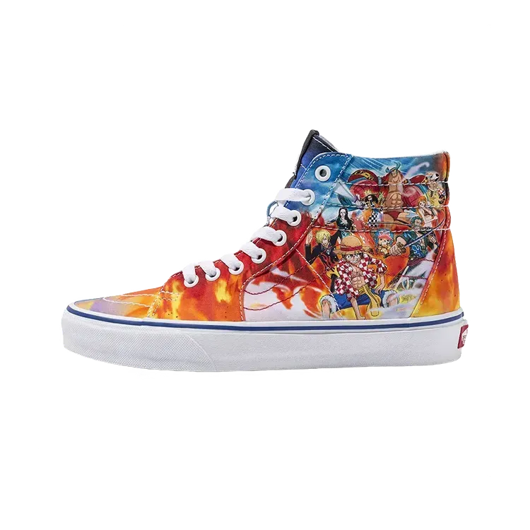 One Piece x Vans Sk8-Hi Punk Hazard Light Blue