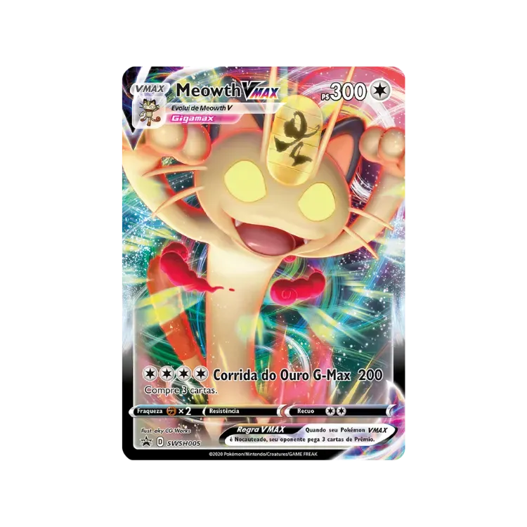 Meowth (SWSH005) Espada e Escudo Promos Pokémon TCG