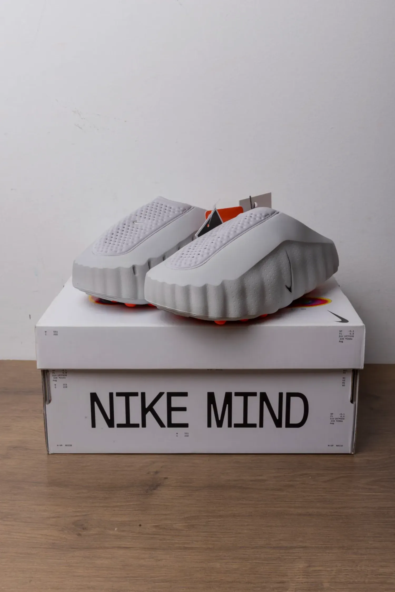 Nike Mind 001 Slide Light Smoke Grey — 37.5, Novo