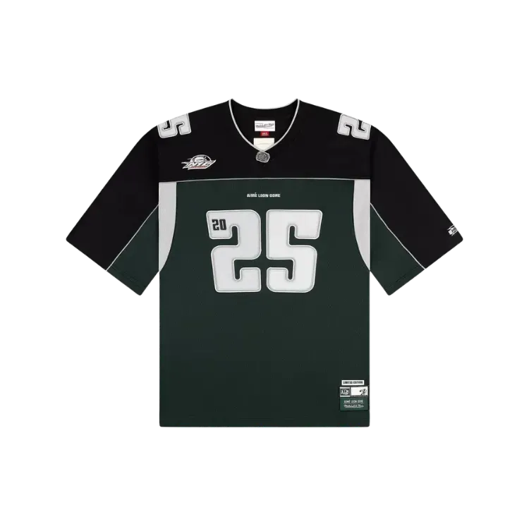 Mitchell & Ness x Aimé Leon Dore Camiseta Football Jersey Dark Green