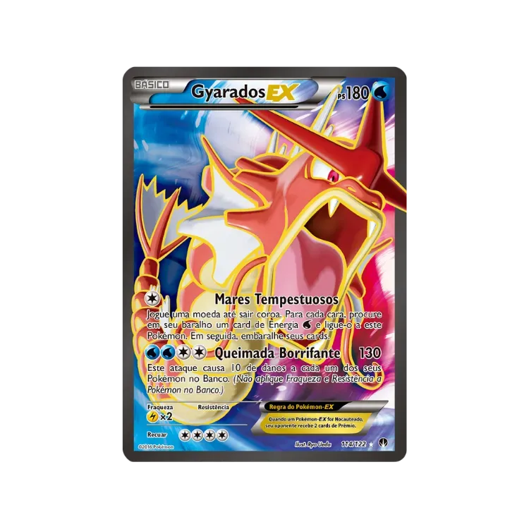 Gyarados-EX (114/122) Turbo Colisão Pokémon TCG