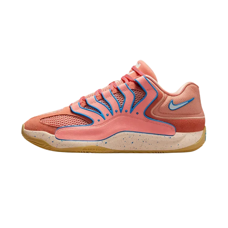 Nike KD 18 Atomic Pink Light Wild Mango Apricot Agate Photo Blue