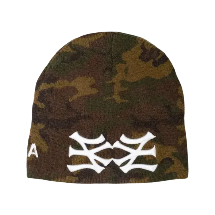 Touca oMA Studios NY NY Skully Forest Camo