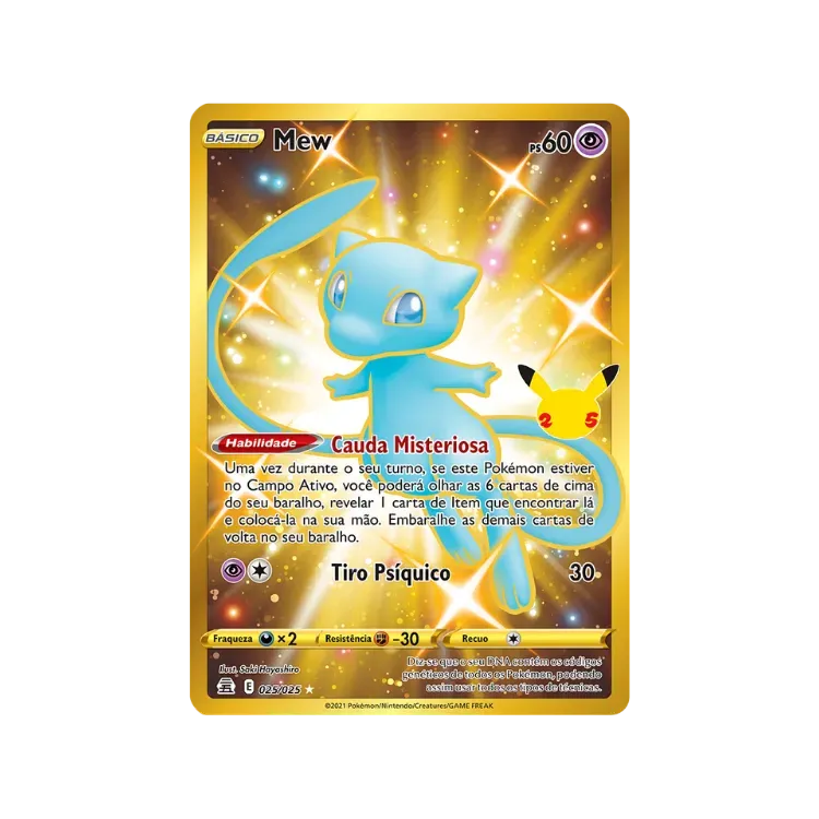 Mew (25/25) Celebrações Pokémon TCG