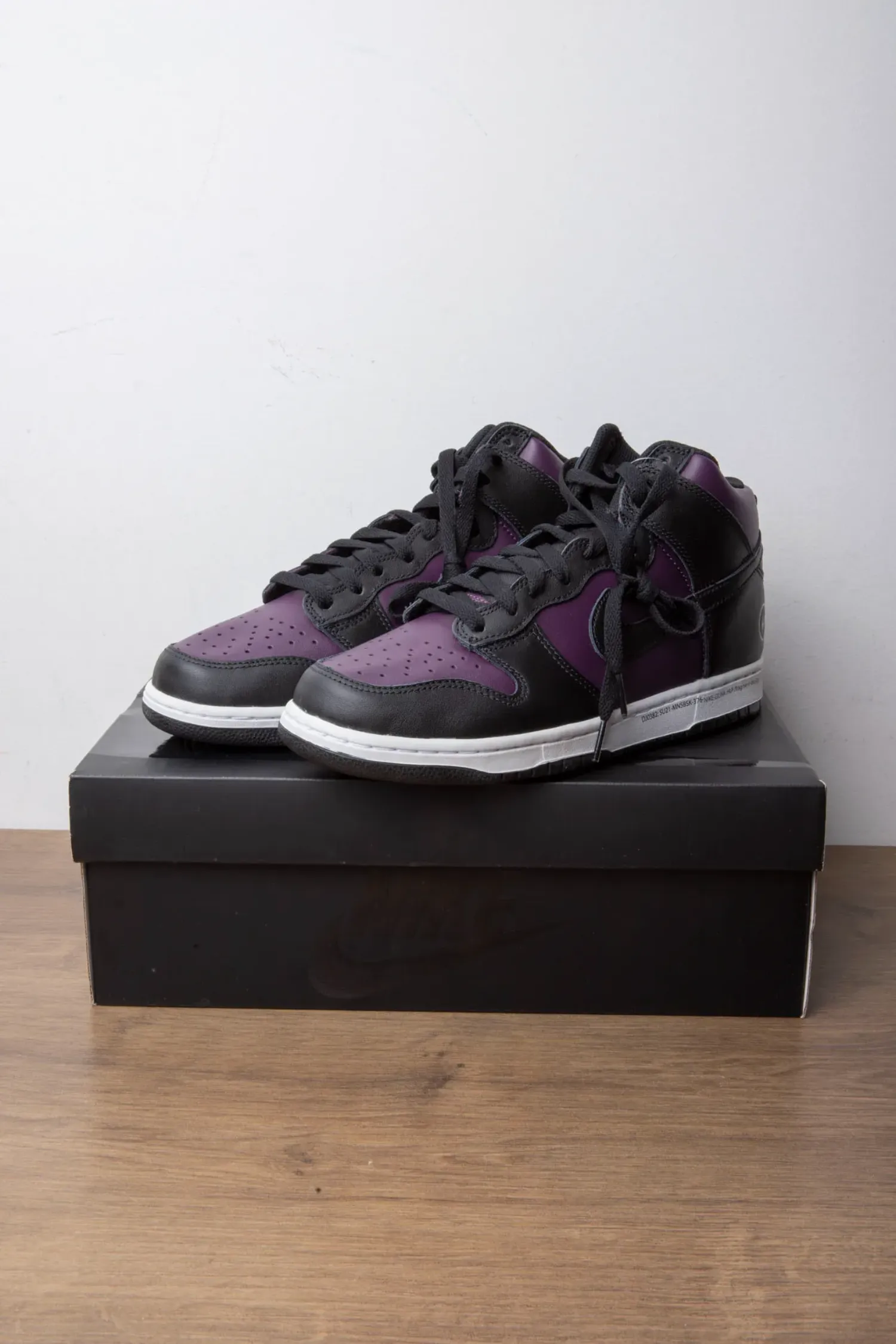 Fragment x Nike Dunk High Black