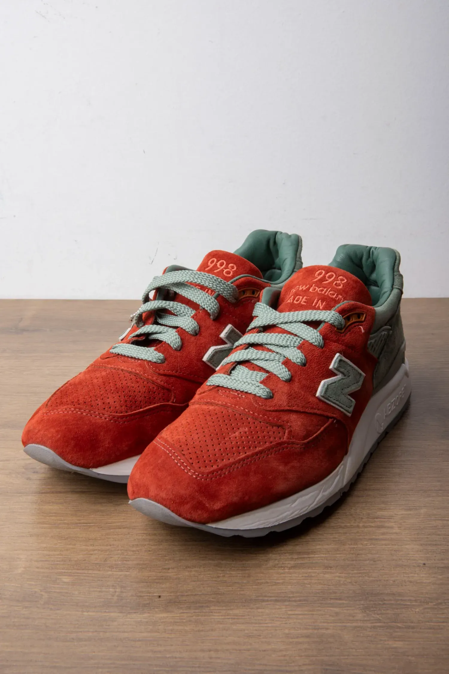 New Balance 998 Concepts Rivalry Pack Boston Green Rust