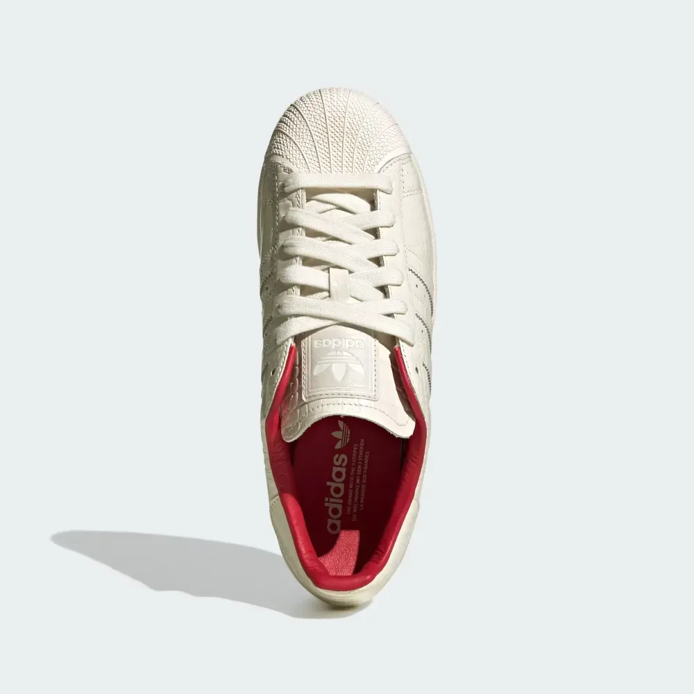 adidas Superstar II Core White Better Scarlet foto 2