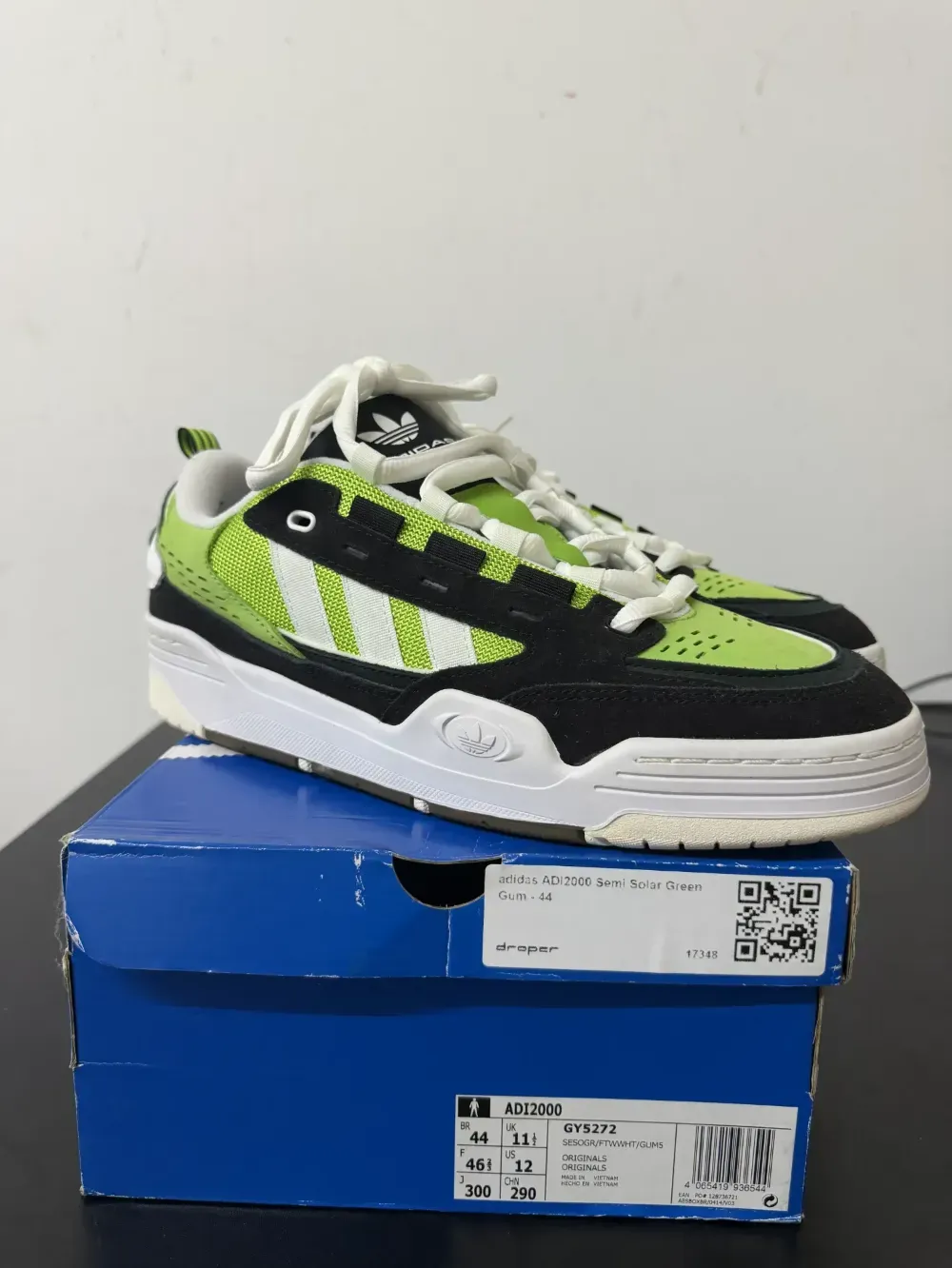 adidas ADI2000 Semi Solar Green Gum