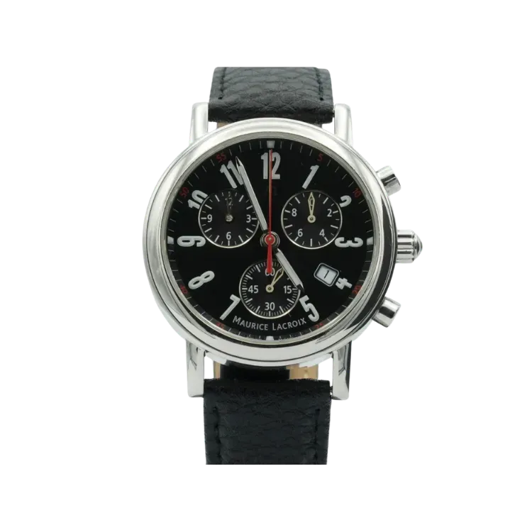 Relógio Maurice Lacroix Les Classiques Quartz Chrono Black 40mm