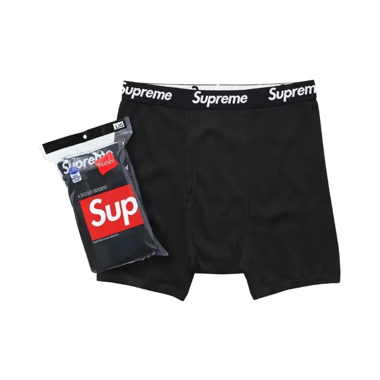 Hanes x Supreme Cueca Plaid Boxers Multicolor (4 Pack) FW26-W1