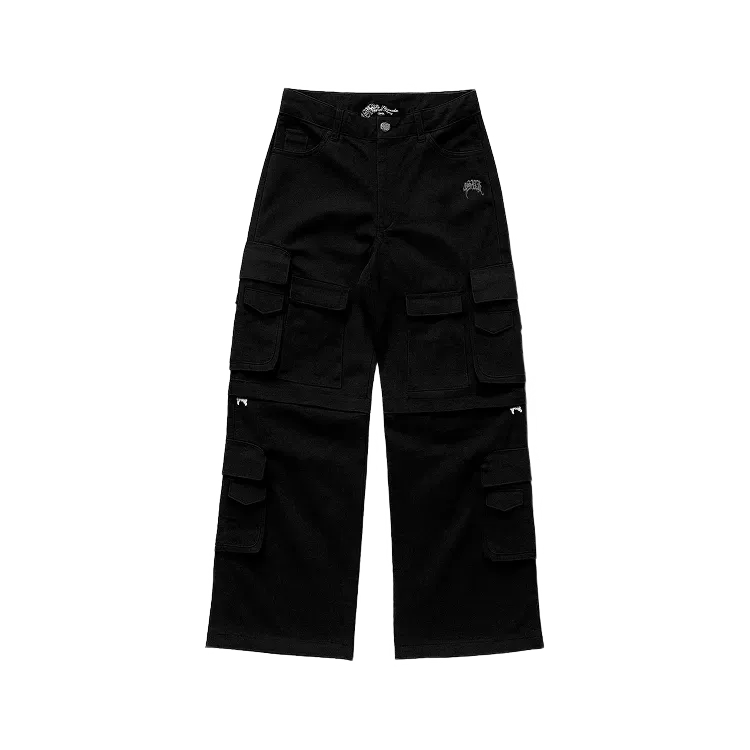 Calça Sufgang Cargo 4SUF Utility Vira Shorts Black